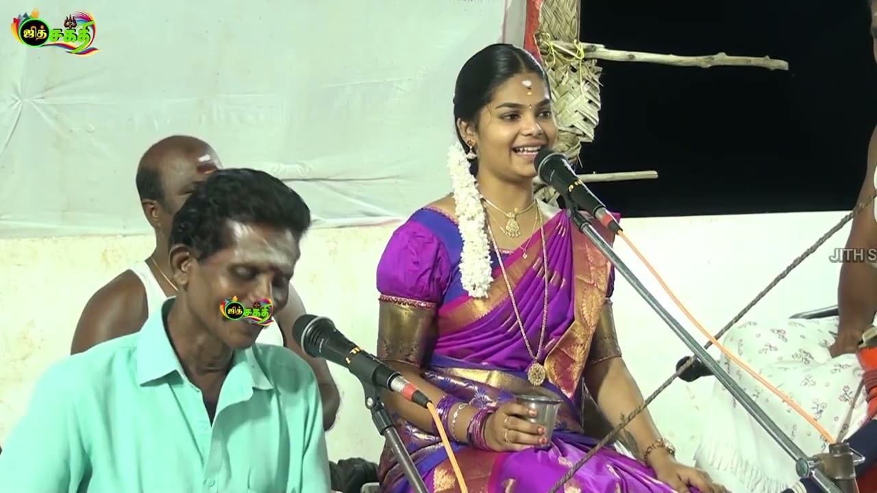 🌷தென்காசி இளம்புயல் 💜மாதவி அசத்தலான  வில்லுப்பாட்டு || #madhavi villupattu #jithsakthi