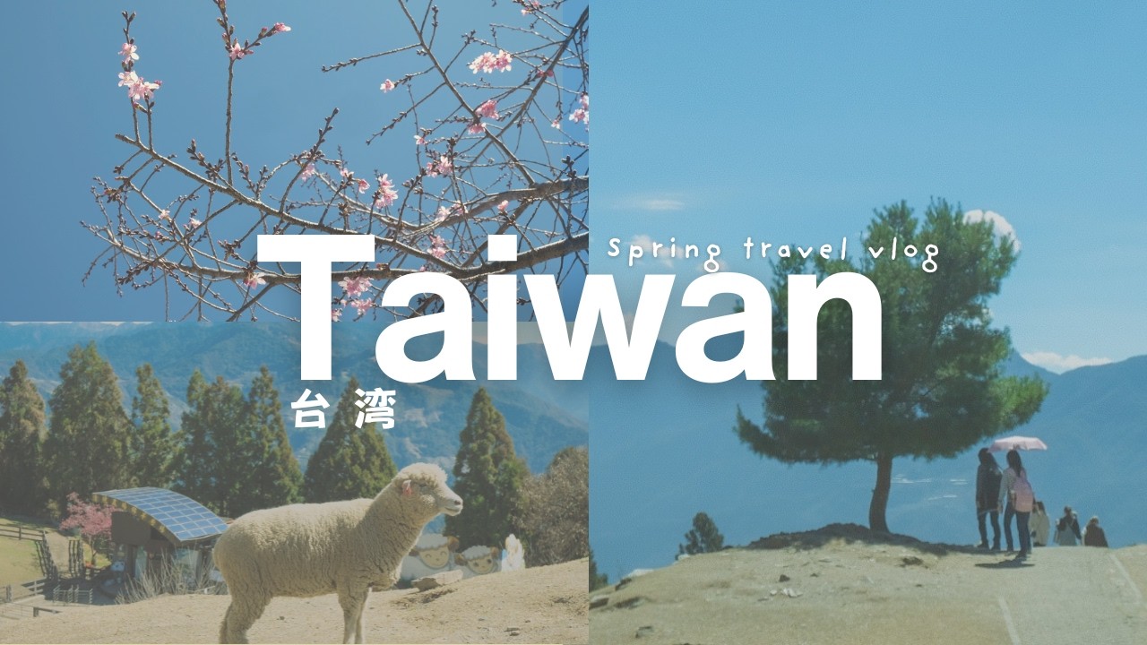 Spring in Taiwan: Exploring Taipei and Taichung, Cherry Blossoms, & Mountain Farms 🌸