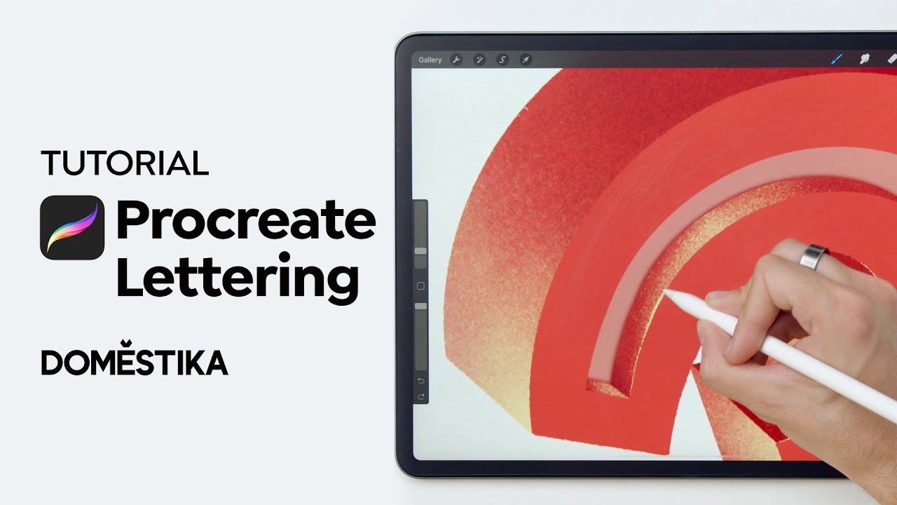 TUTORIAL Procreate | Cómo crear texturas y pinceles para lettering | Jimbo Bernaus | Domestika