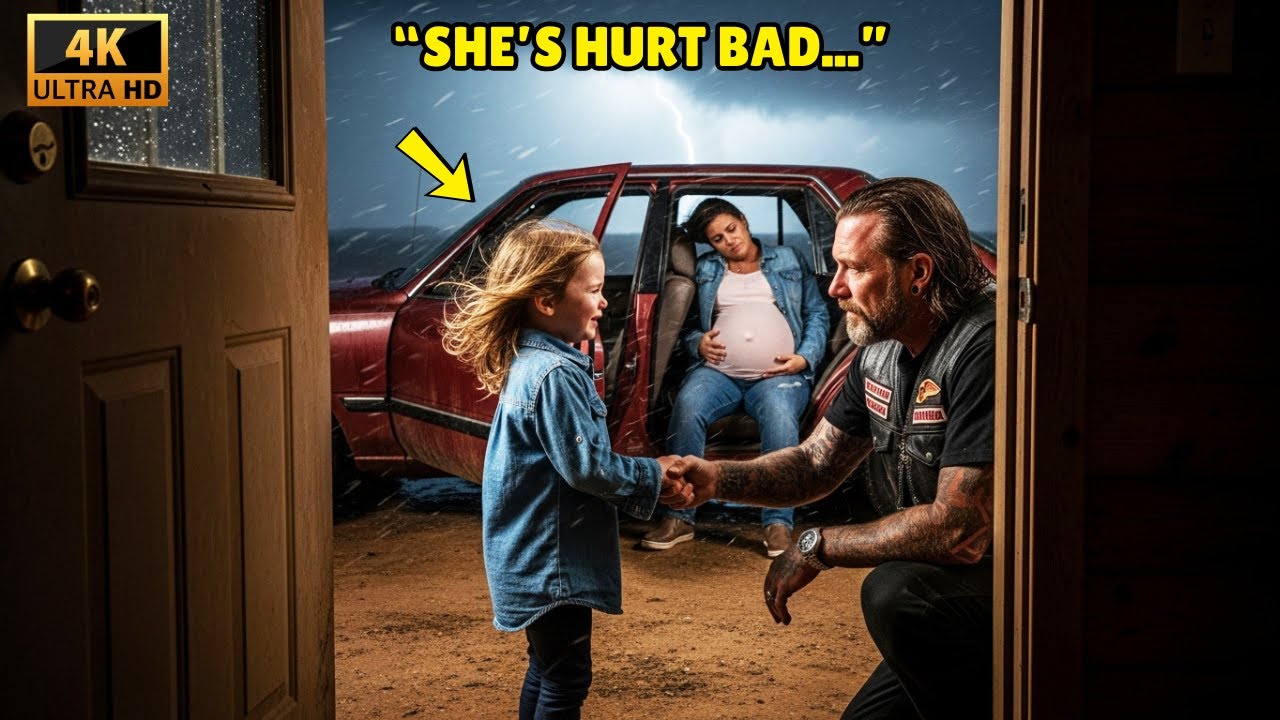 Can My Mother Give Birth In Your Cabin Girl Whispered—Hells Angels Took One Look and Said ‘Get In