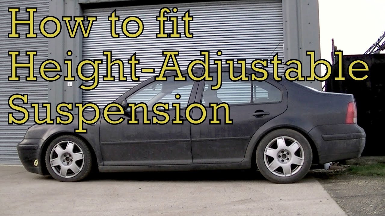How to fit Coilovers (on a VW Bora)