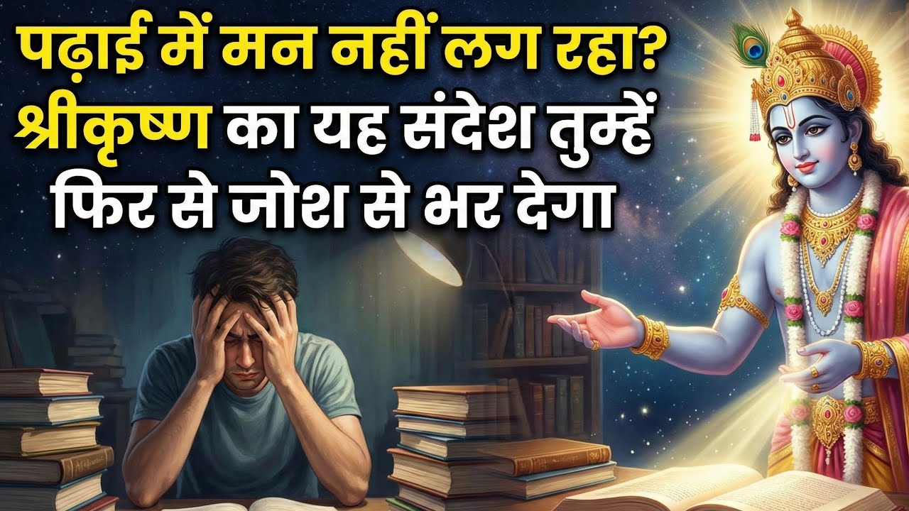 “पढ़ाई से भाग रहे हो? श्रीकृष्ण की यह बात तुम्हें वापस पढ़ने बैठा देगी” Rastogi Recap 