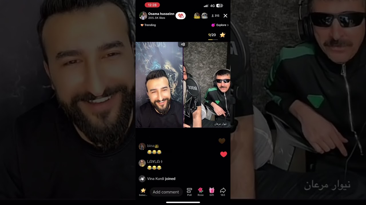 به ريكانا مامكا دگه ل شيرويى 😂