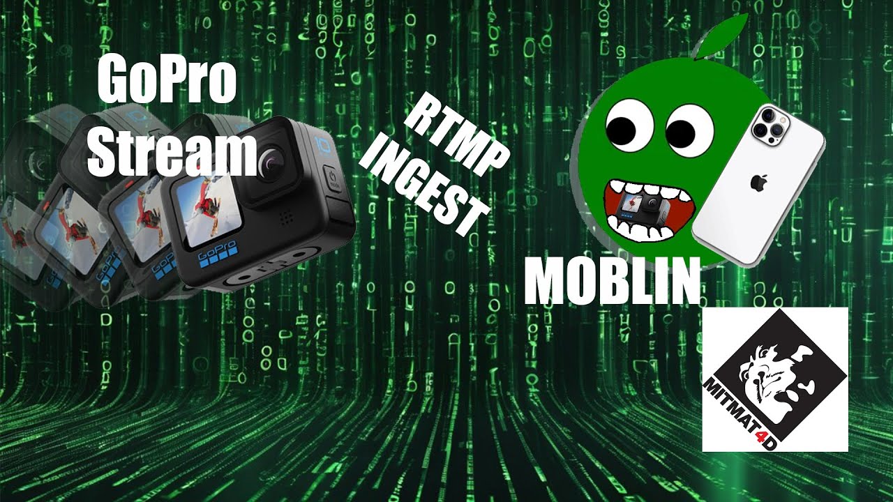 Tech Vid - SOFTWARE - MOBLIN - Adding Gopro RTMP stream via QR Codes (GOPRO LABS MUST BE INSTALLED)