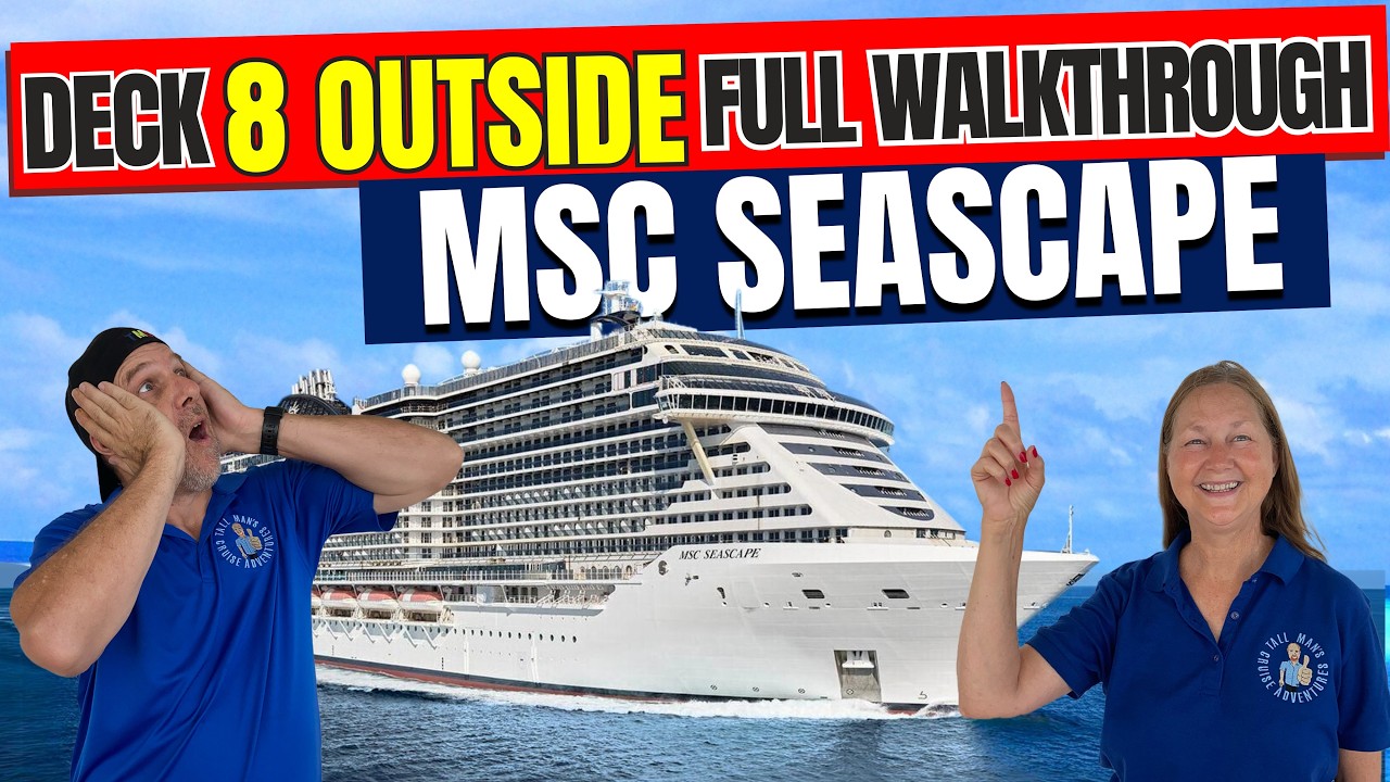 MSC Seascape  Public Deck 8 Outside | Tall Man's Cruise Adventures
