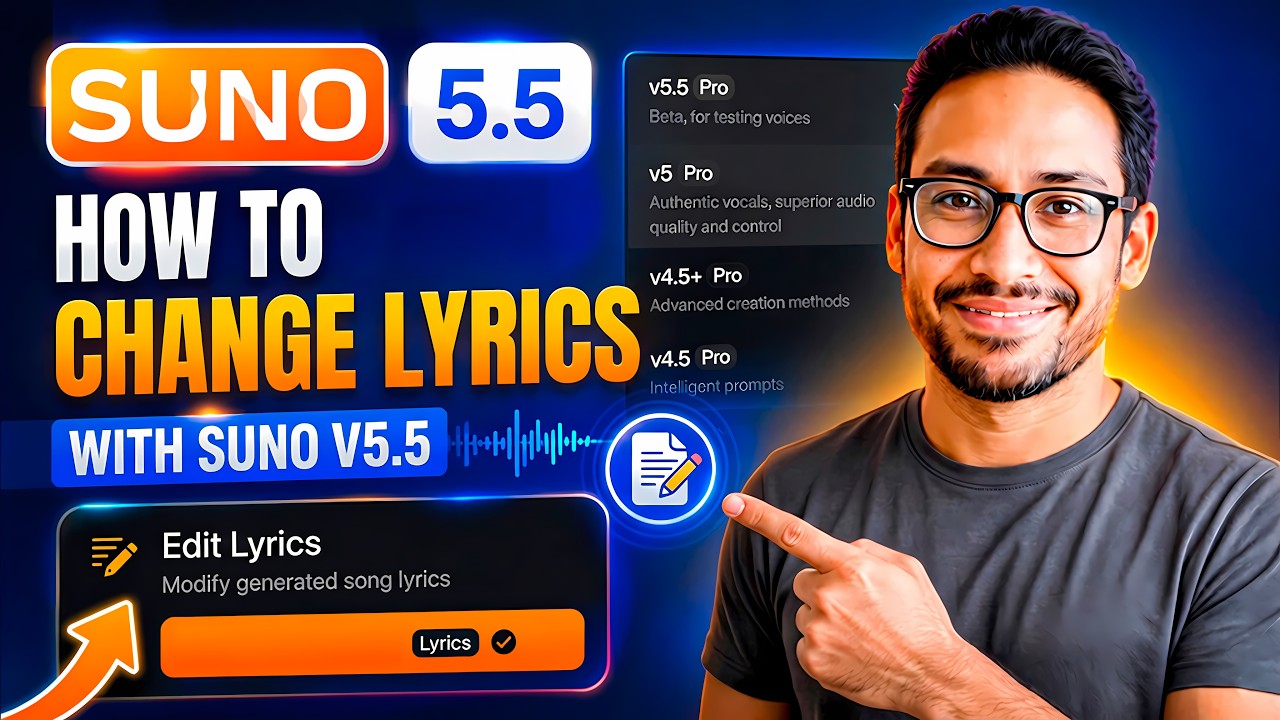 How to Change Lyrics with Suno V5.5 (2026)