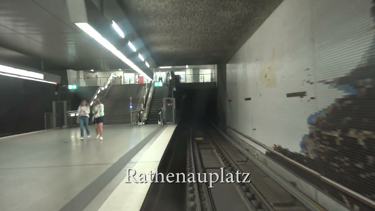 🇩🇪 U2 Nürnberg: Führerstandsmitfahrt von Nürnberg Flughafen nach Röthenbach - 4K UHD