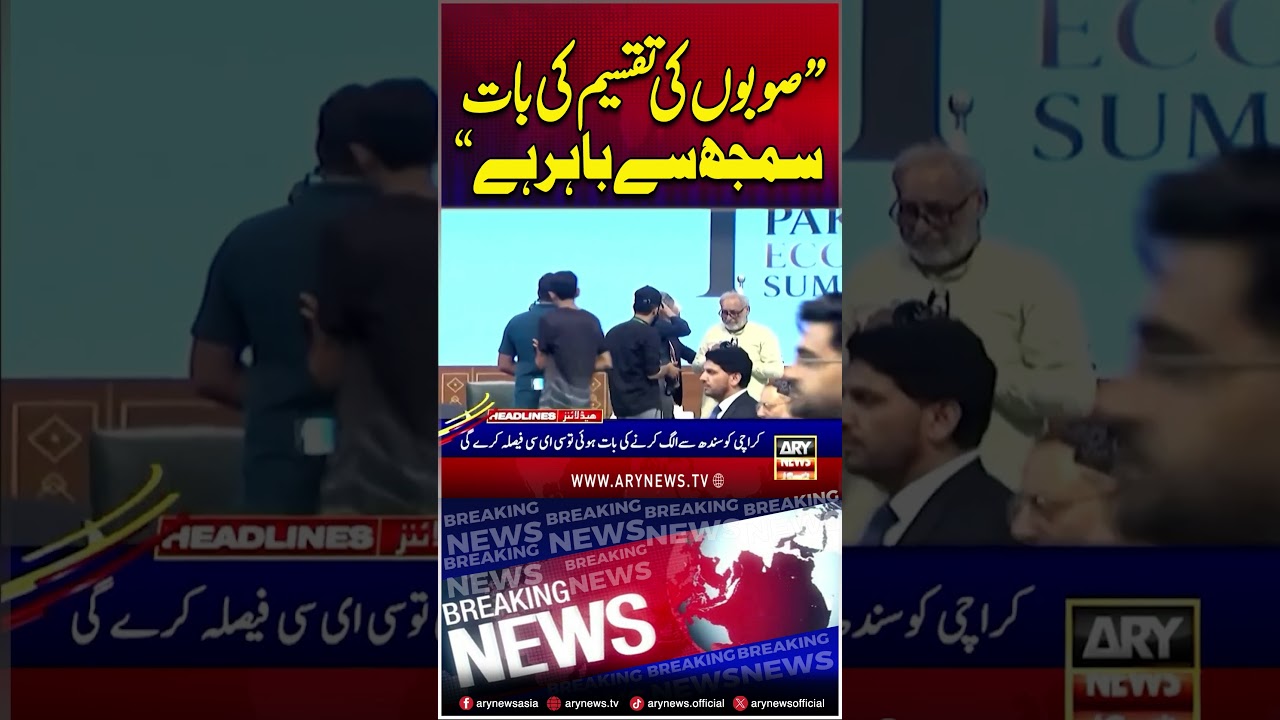 Nayyer Bukhari On Dividing Provinces #ppp #shorts #arynews