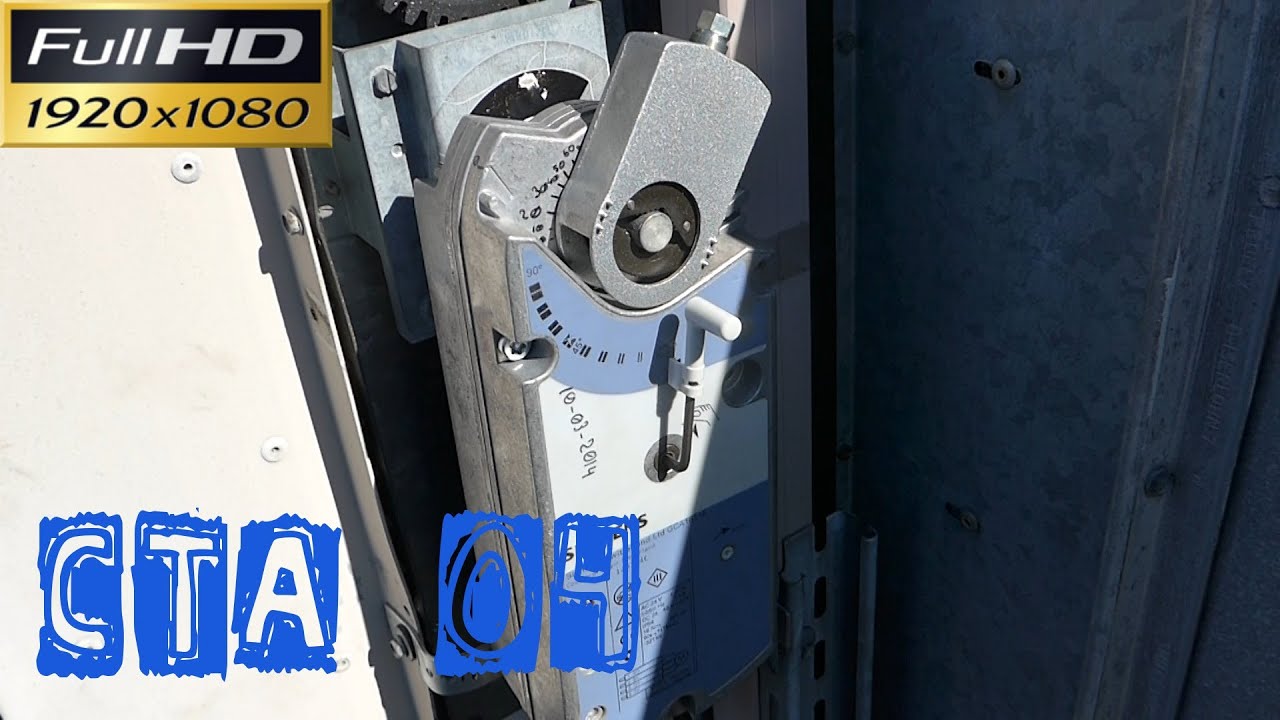 CTA04-Remplacement d'un servomoteur de volet d'air neuf et rajout du free-cooling sur le RLU220