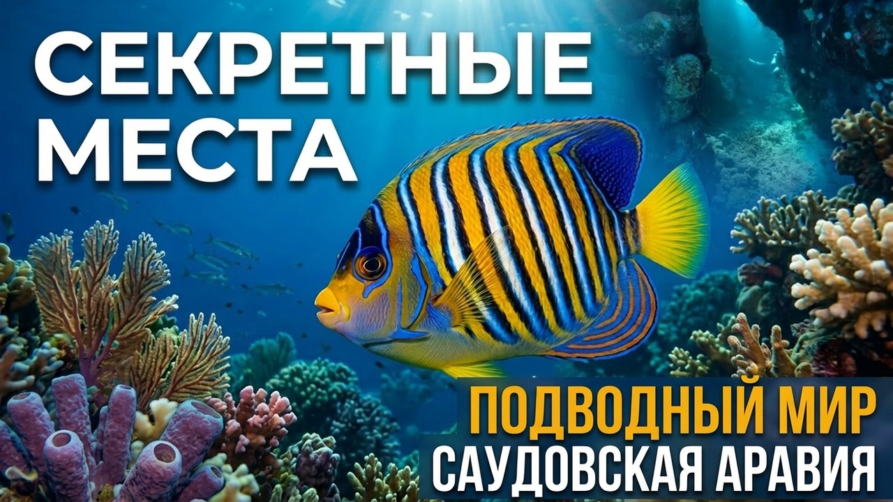 Подводный мир Саудовской Аравии. Секретные места.