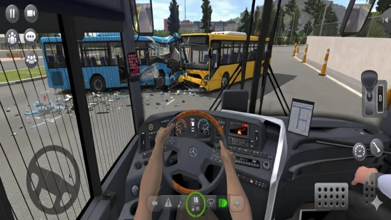 Two City Buses CRASH in Bus Simulator 2025 🚍💥