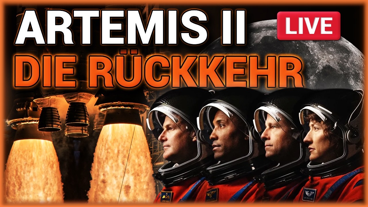 🔴 Die Menschheit kehrt zum Mond zur&uuml;ck: Artemis II Start