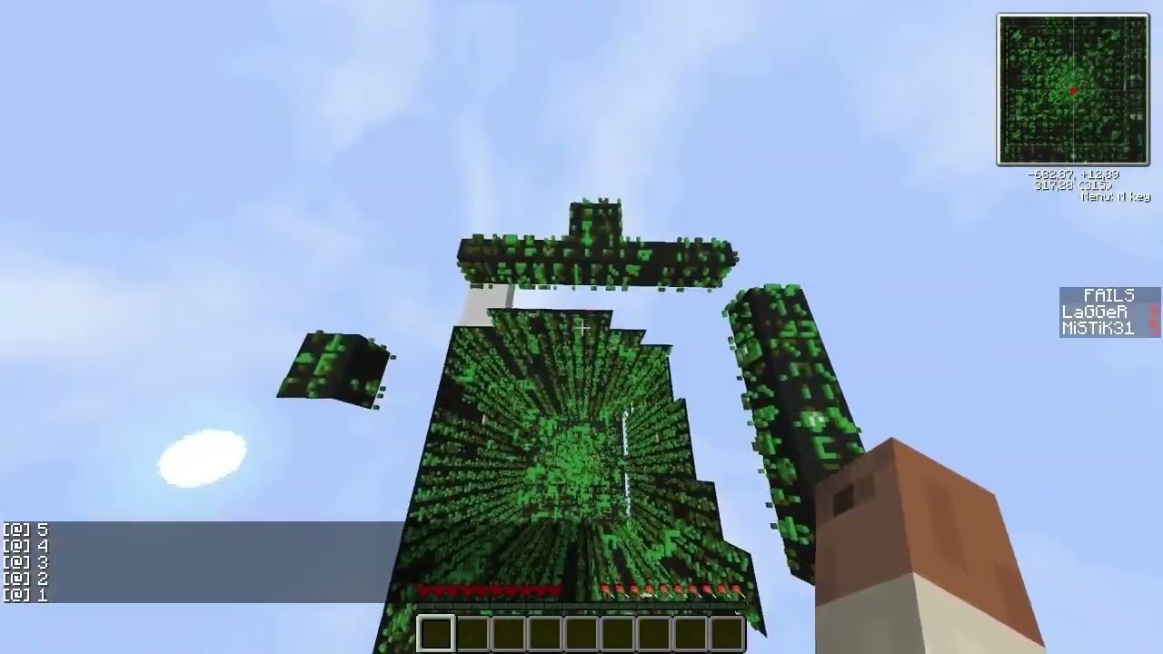 Minecraft [прохождение карты] #1 - The Dropper 2 (Перезалив)