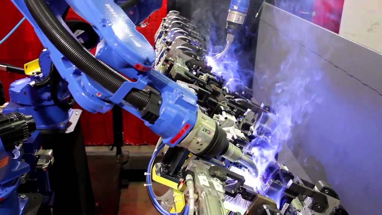 Robotic Welding on positioner
