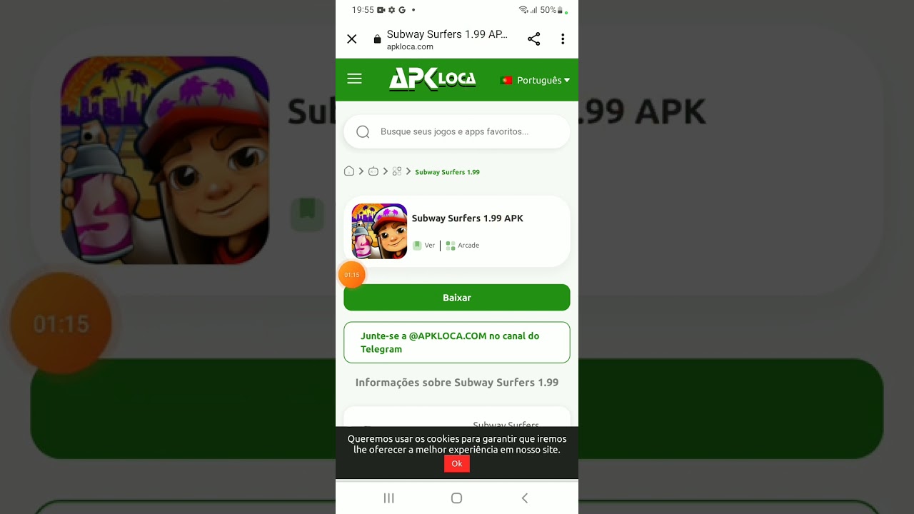 como baixar o Subway Surfers 1.99!!!!