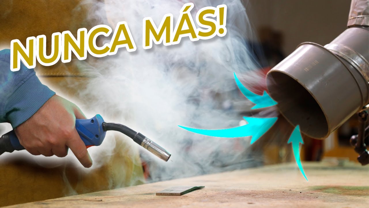 FUERA HUMOS PELIGROSOS con este extractor casero para SOLDADURA