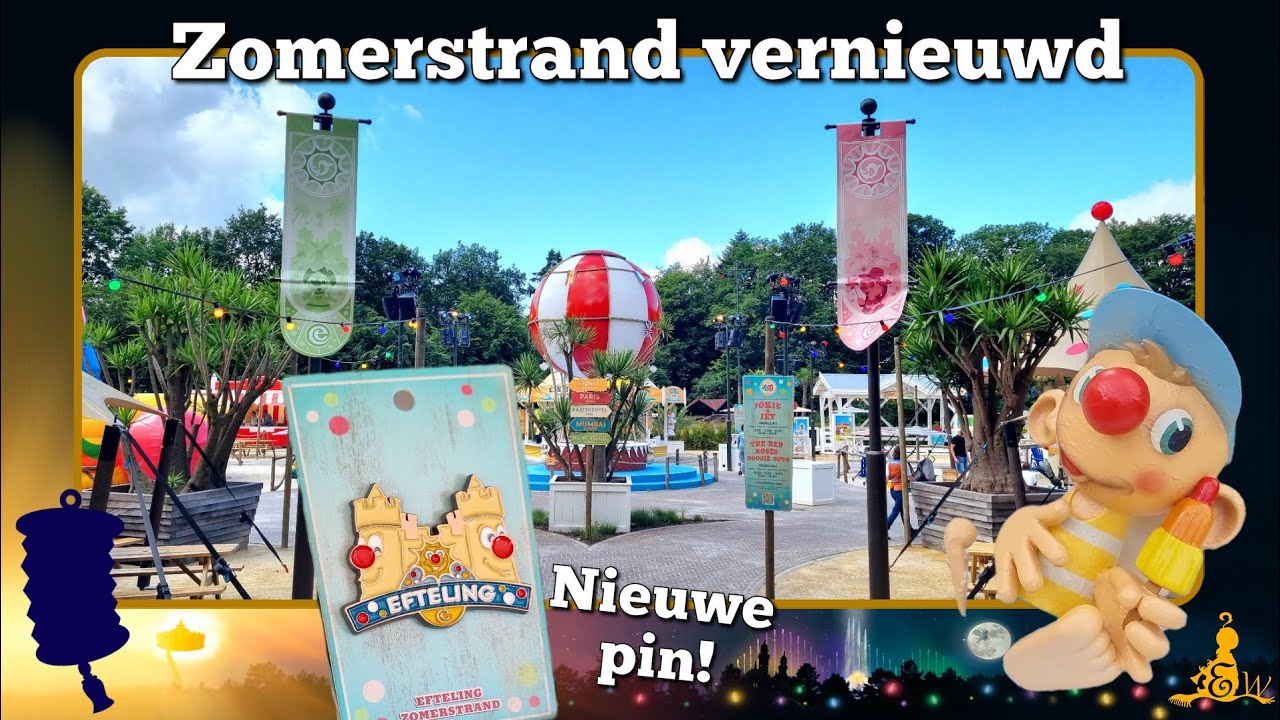 [#Efteling] GEOPEND: Zomerstrand (deels vernieuwd!)