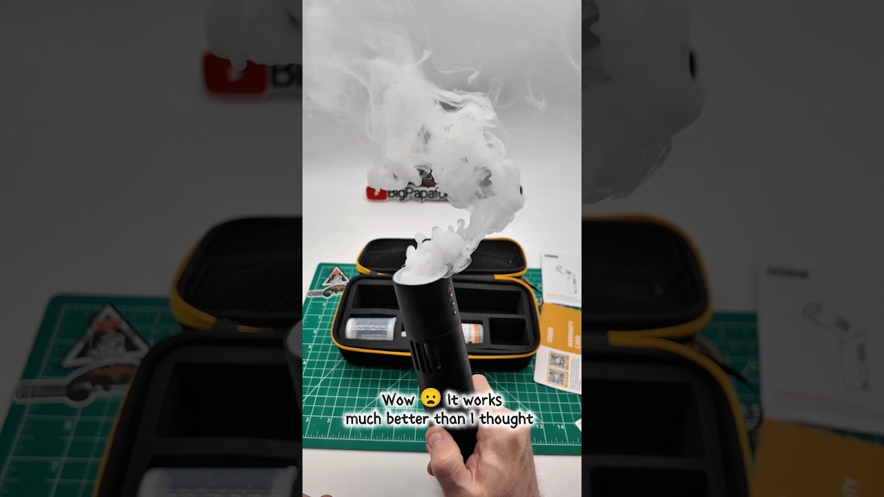 NEW Colbor Cineflare CF5 40w Mini portable Fogger smoke machine content creation photos