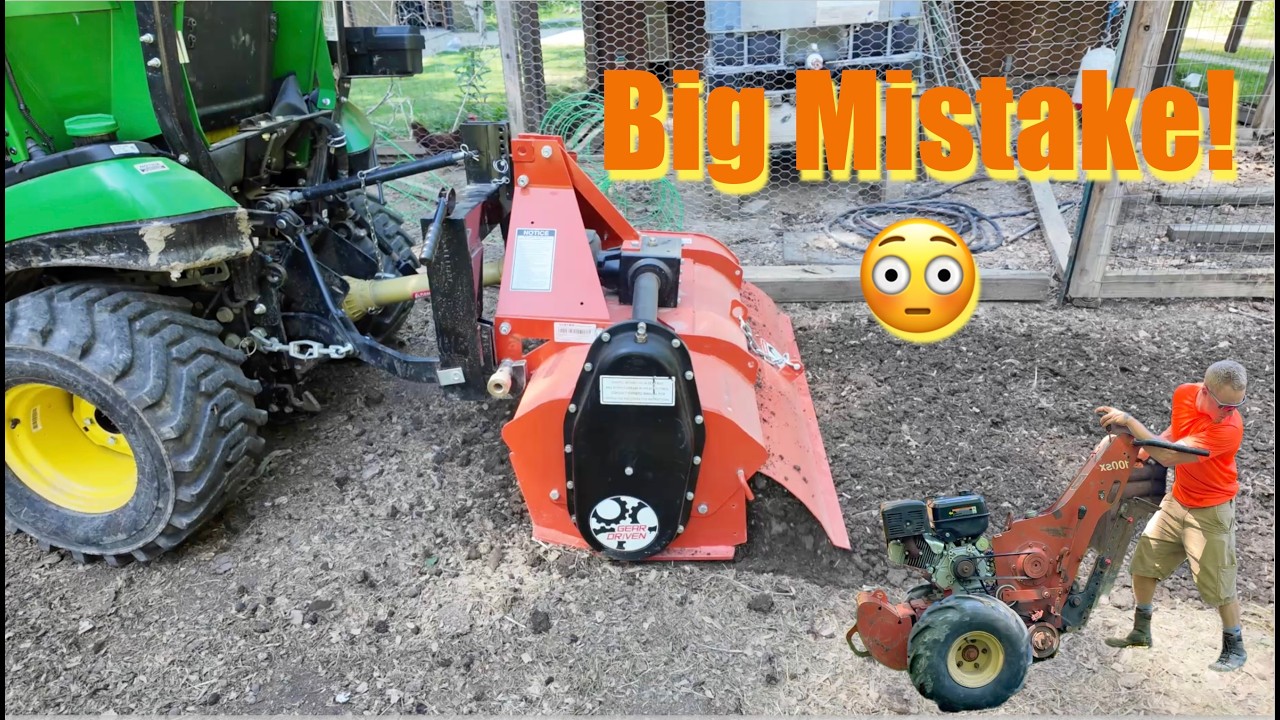 John Deere 1025R: Серьезный промах