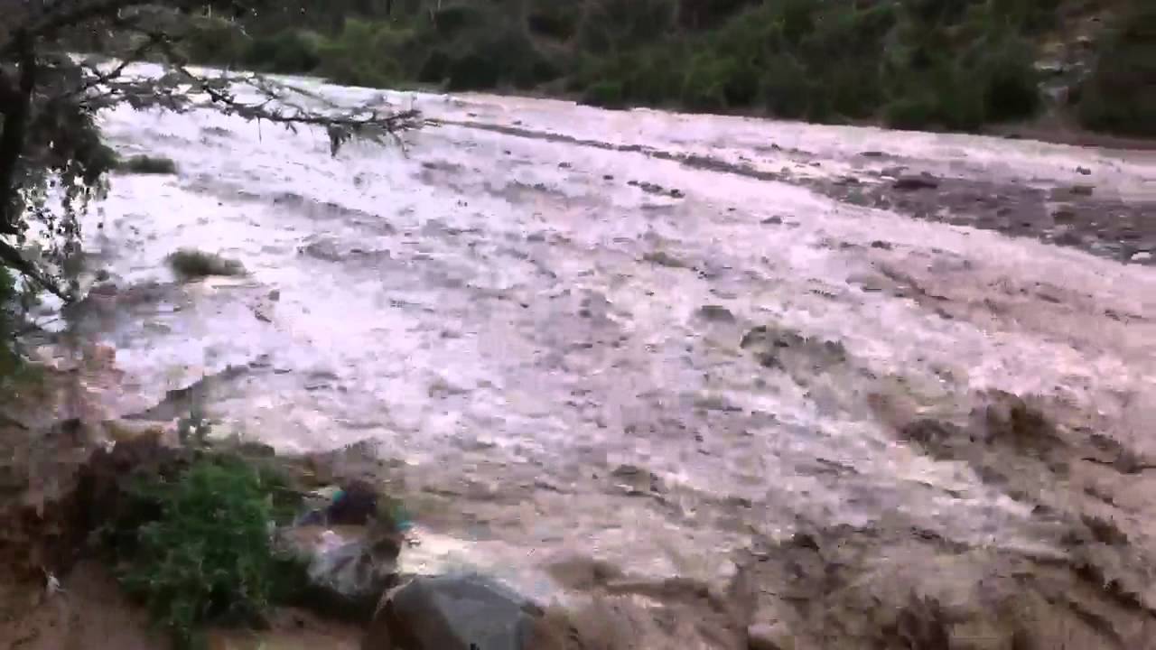 سيل وادي حسوه ثاني ايام العيد عام ١٤٣٣