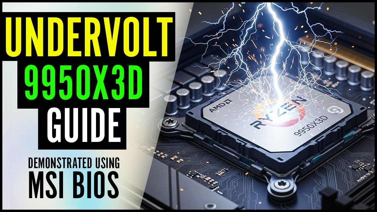 How to Undervolt your Ryzen 9 9950X3D to Lower CPU Temperature using Curve Optimizer (BIOS)