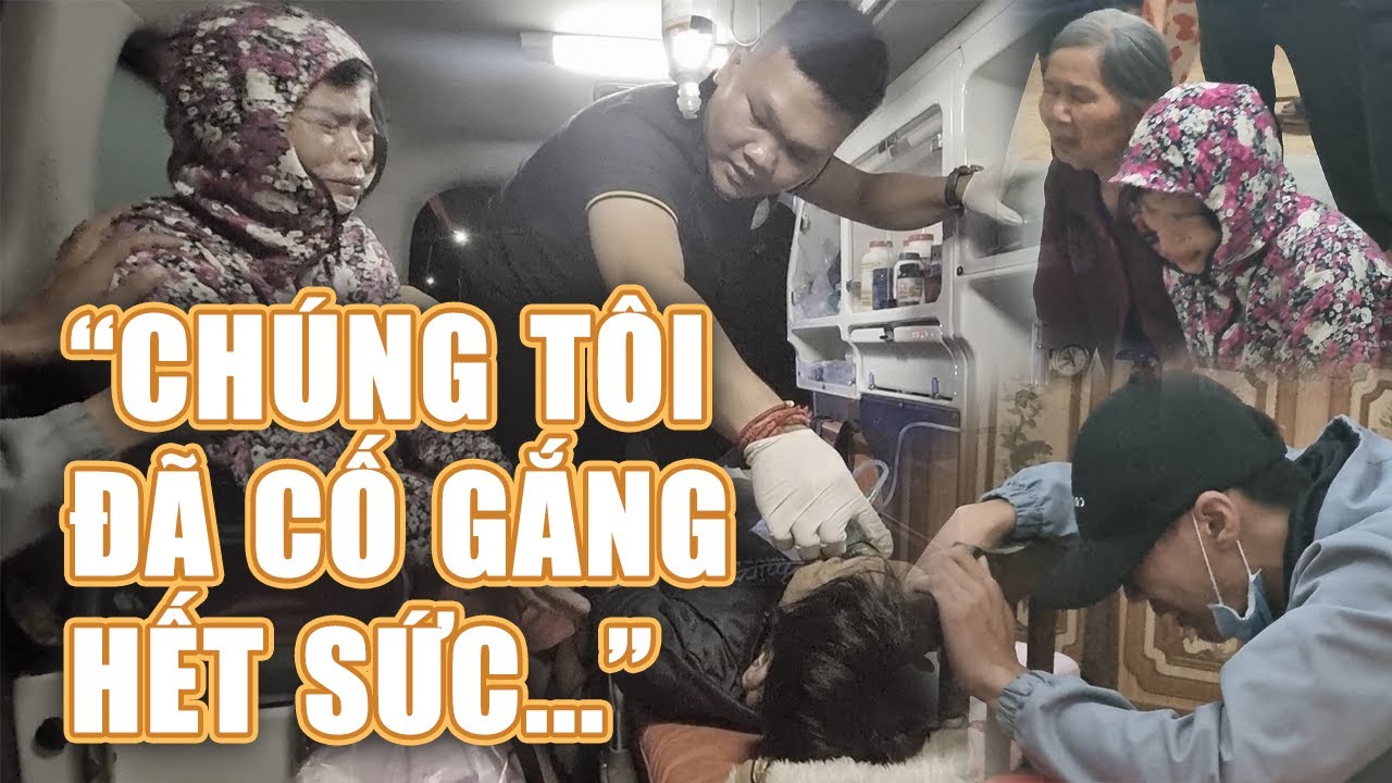 Anh em 8 Sang cố gắng níu kéo từng hơi thở cuối cùng cho anh Dũng lAnh vẫn không trụ về được đến nhà