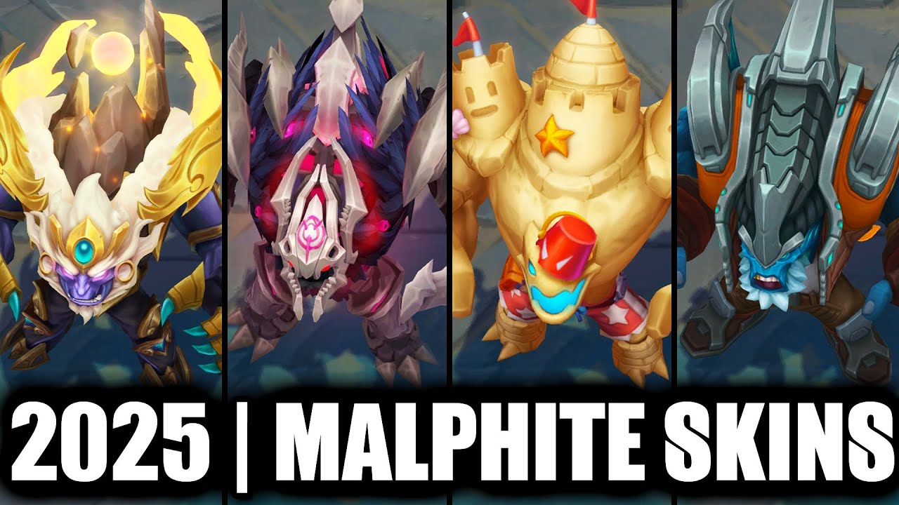 ALL MALPHITE SKINS SPOTLIGHT 2025 | League of Legends