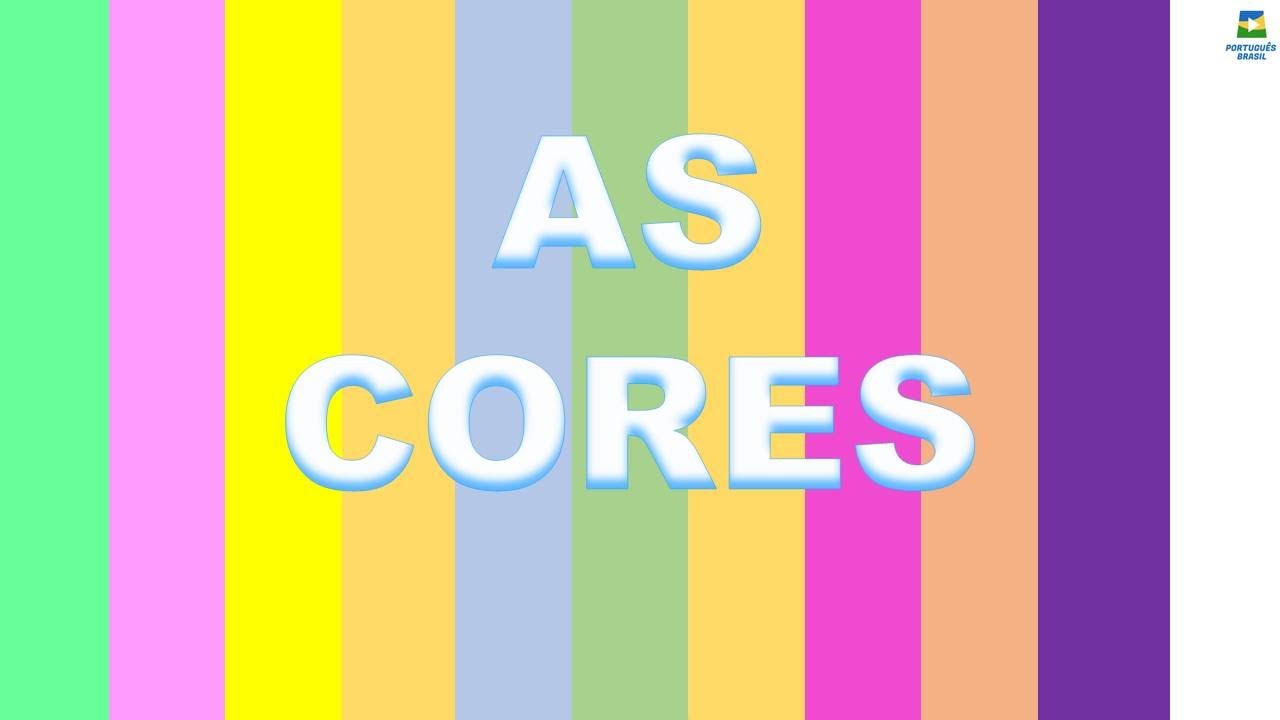 As Cores (Vocabulário em Português)