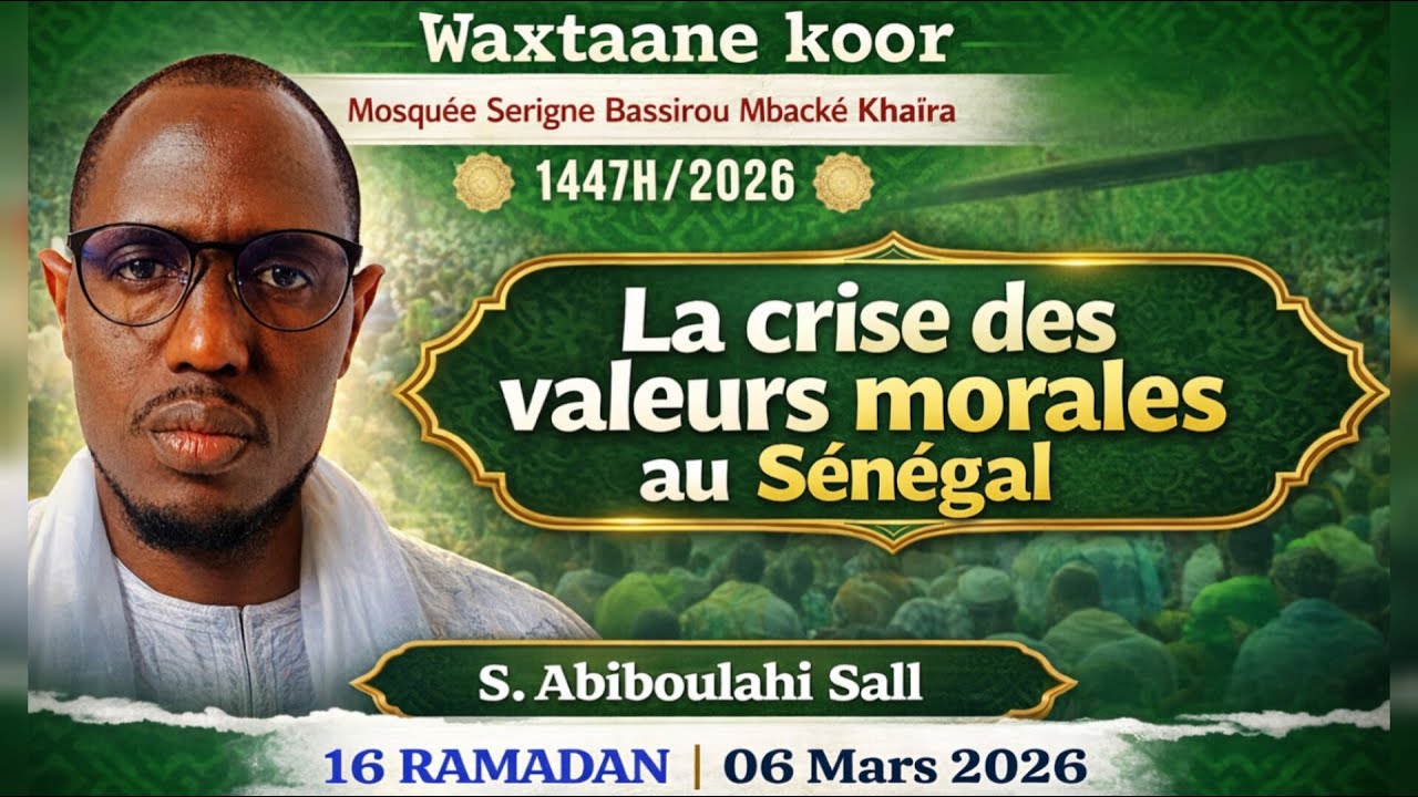🔴En Direct: Waxtaanou Koor Mosquée Serigne Bassirou Mbacke Khaira2
