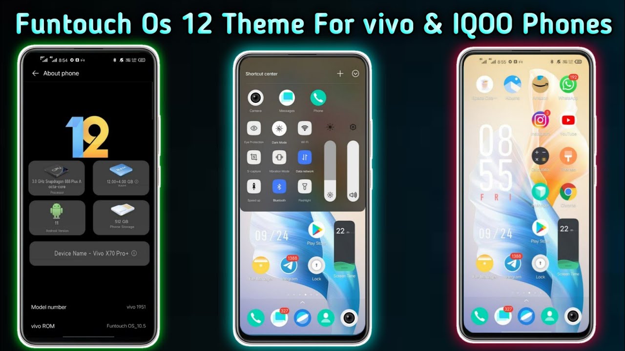 funtouch os 12 theme for vivo & iqoo phones|funtouch os 12 theme download |vivo funtouch os 12 theme
