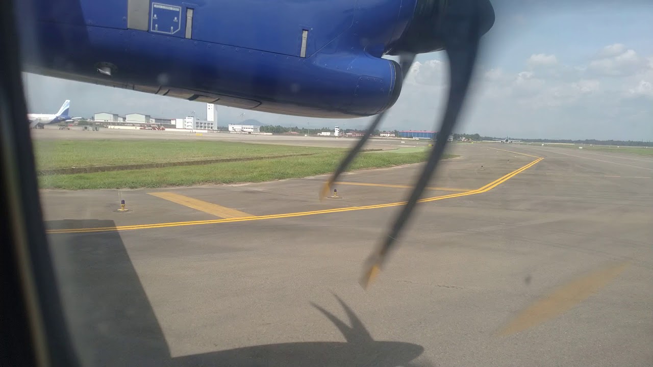 Indigo #UDAN Flight from Kochi to Hubli 6E 7995 Takeoff from Kochi (Cochin) Airport. Full Video.
