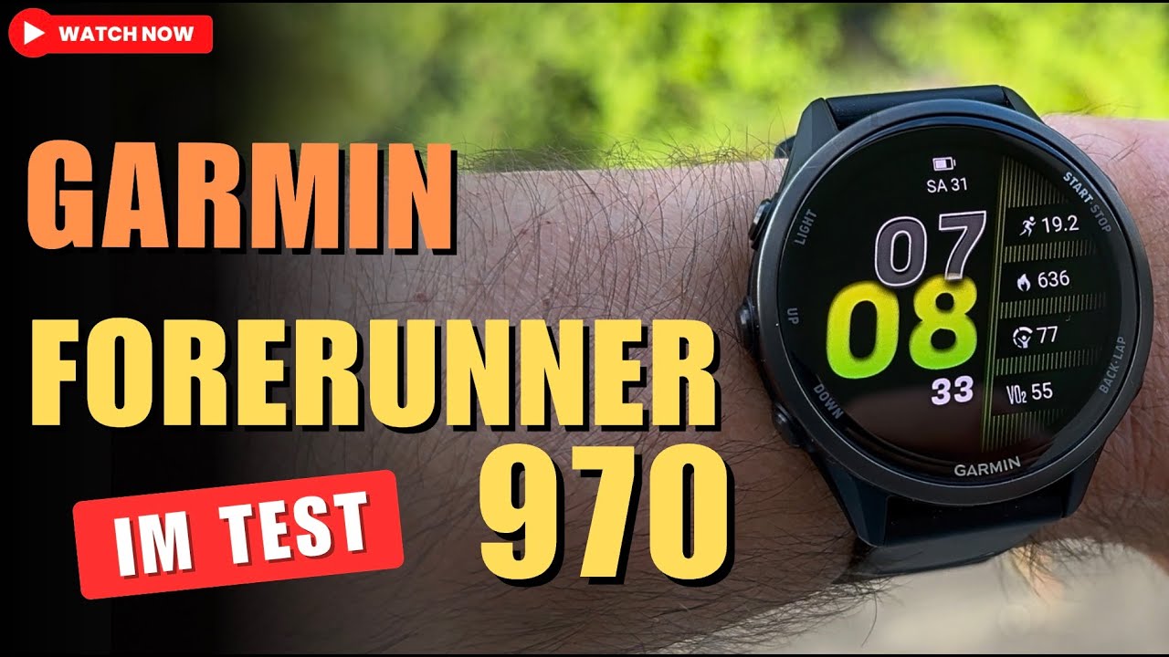 Forerunner 970 im Test - aka die Fenix 8 Light