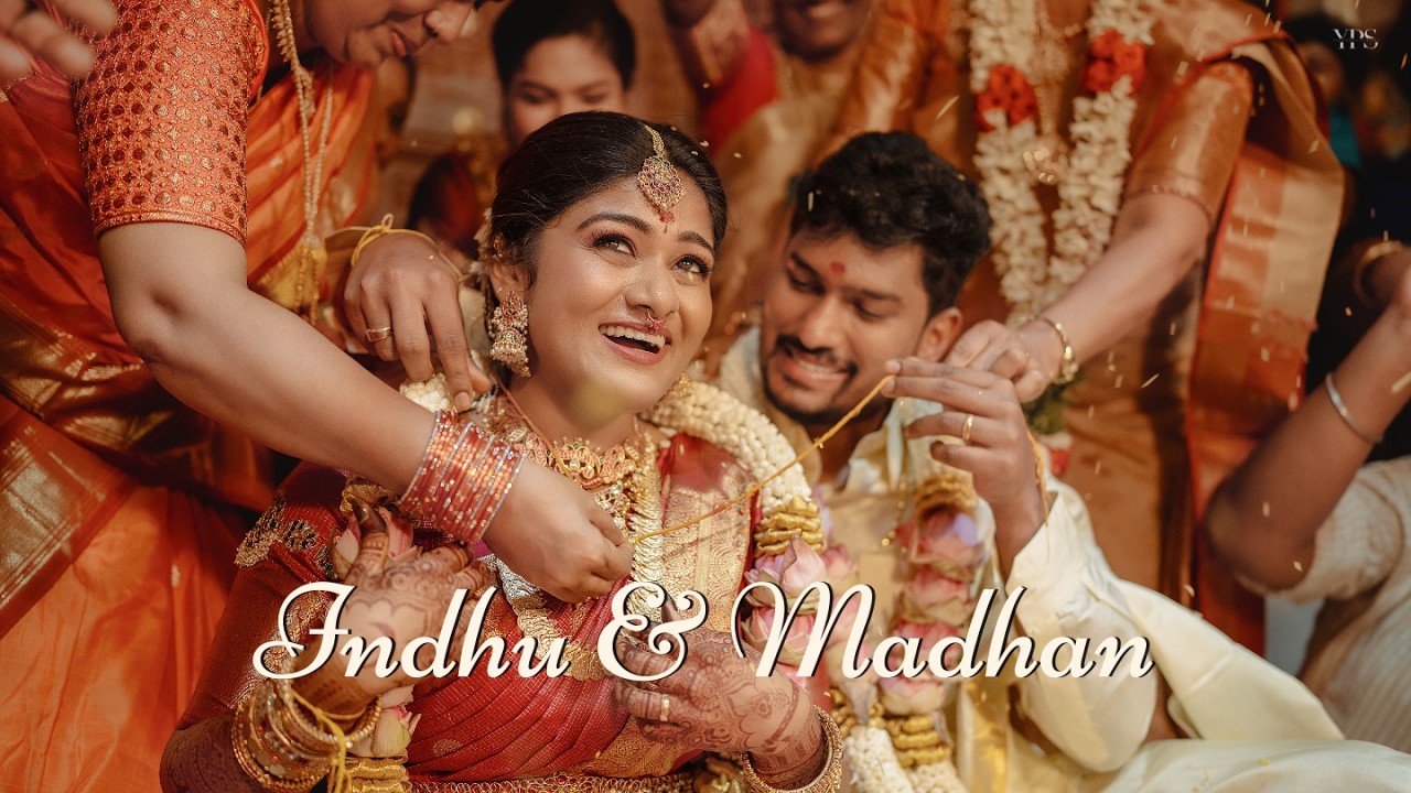 Indhu & Madhan Wedding Film 4K | Romantic Indian Wedding Highlights | Cinematic Love Story