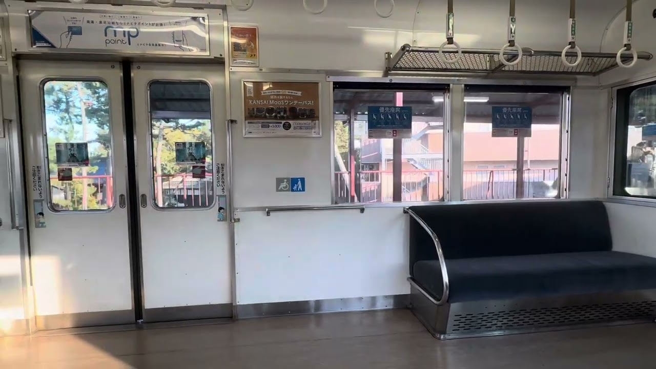 南海2230系走行音(2232F現行塗装)羽衣駅〜高師浜駅往復撮影