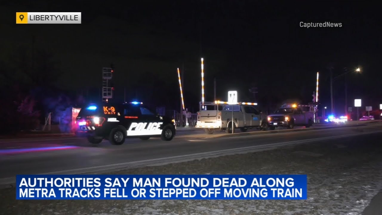 Man who died near Libertyville Metra tracks fell off moving train, coroner says