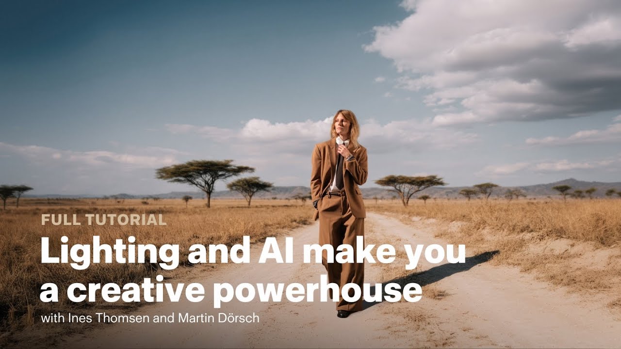 Full tutorial: Lighting and AI make you a creative powerhouse with Ines Thomsen and Martin Dörsch
