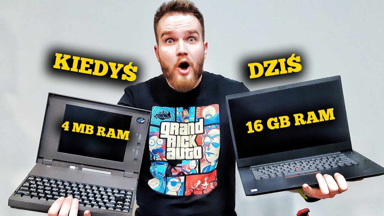 KOMPUTER MOBILNY Z 1986 ROKU?! | KIEDYŚ VS DZIŚ #1