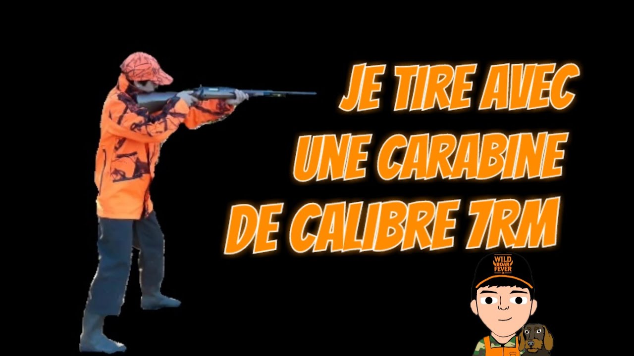 JE TIRE POUR LA PREMI&Egrave;RE FOIS AVEC UNE CARABINE DE CALIBRE 7RM!!!