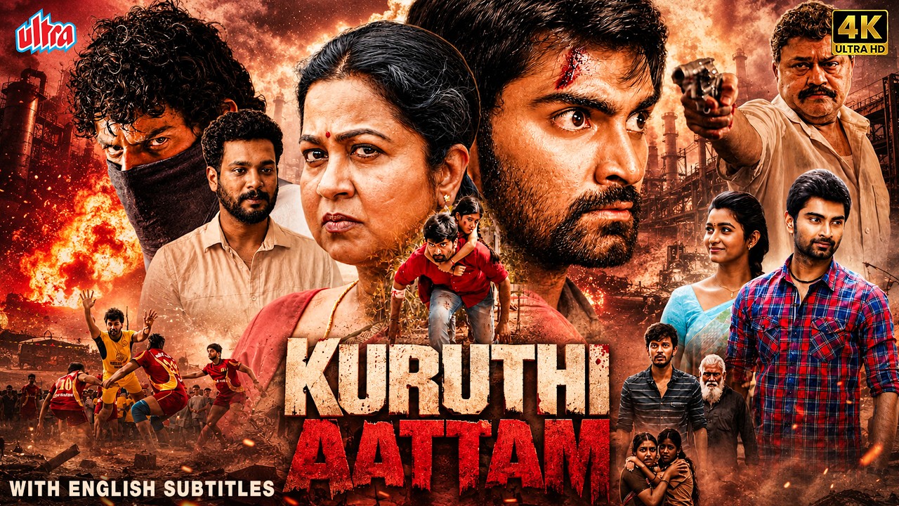 New South Indian Action full Movie 2026 | Kuruthi Aattam | 4K Hindi Dubbed | English Subtitle