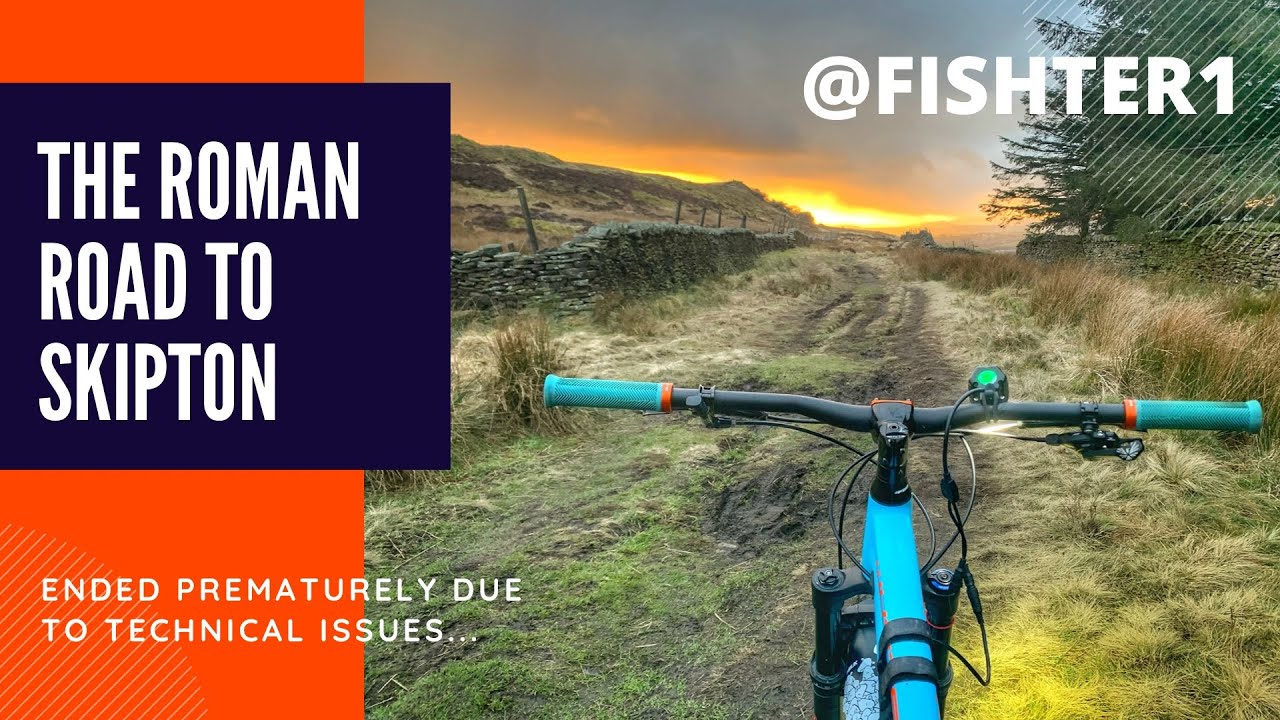 Mountain Bike ride over the Roman Road to Skipton