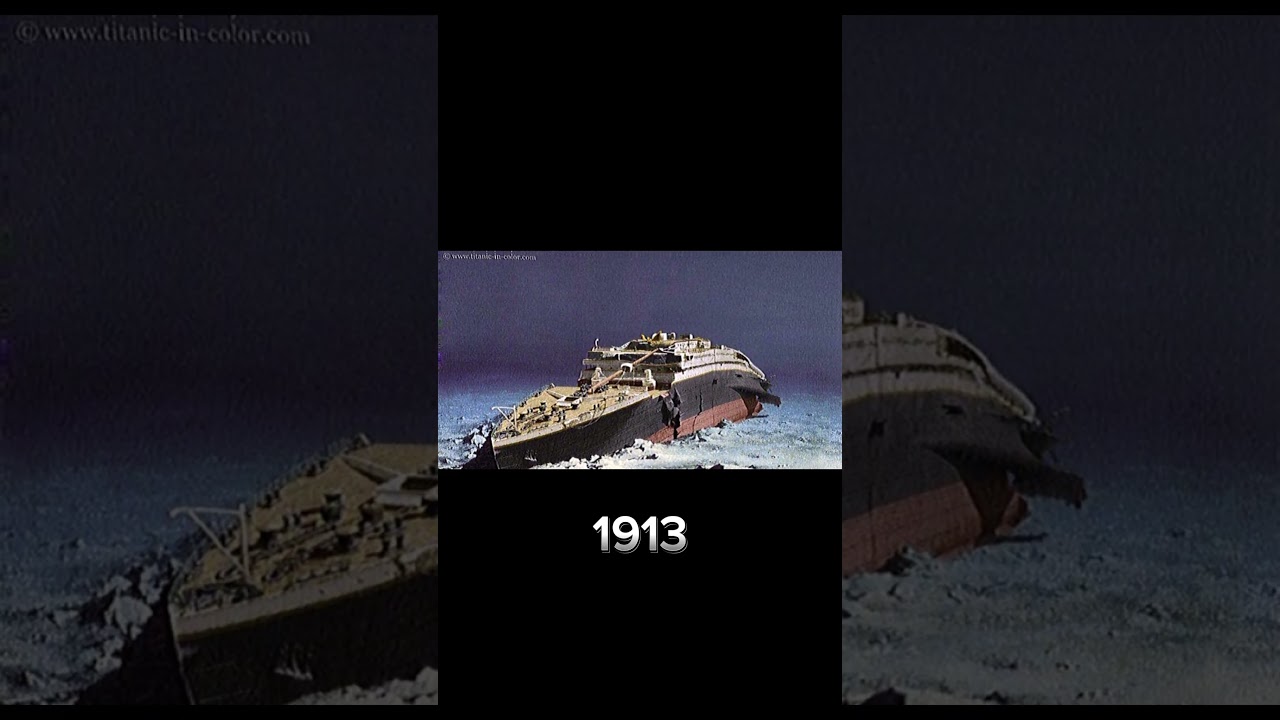 Titanic 112 lat p&oacute;źniej #titanic1912 #wrakt titanica #titanic #filmtitanic