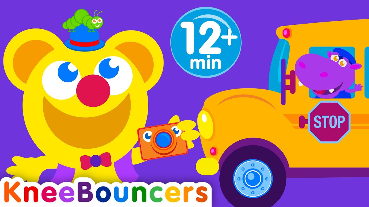 Nursery Rhymes and Toddler Songs | Firetruck Dream |  Wheels on the Bus | Bugs! | KneeBouncers