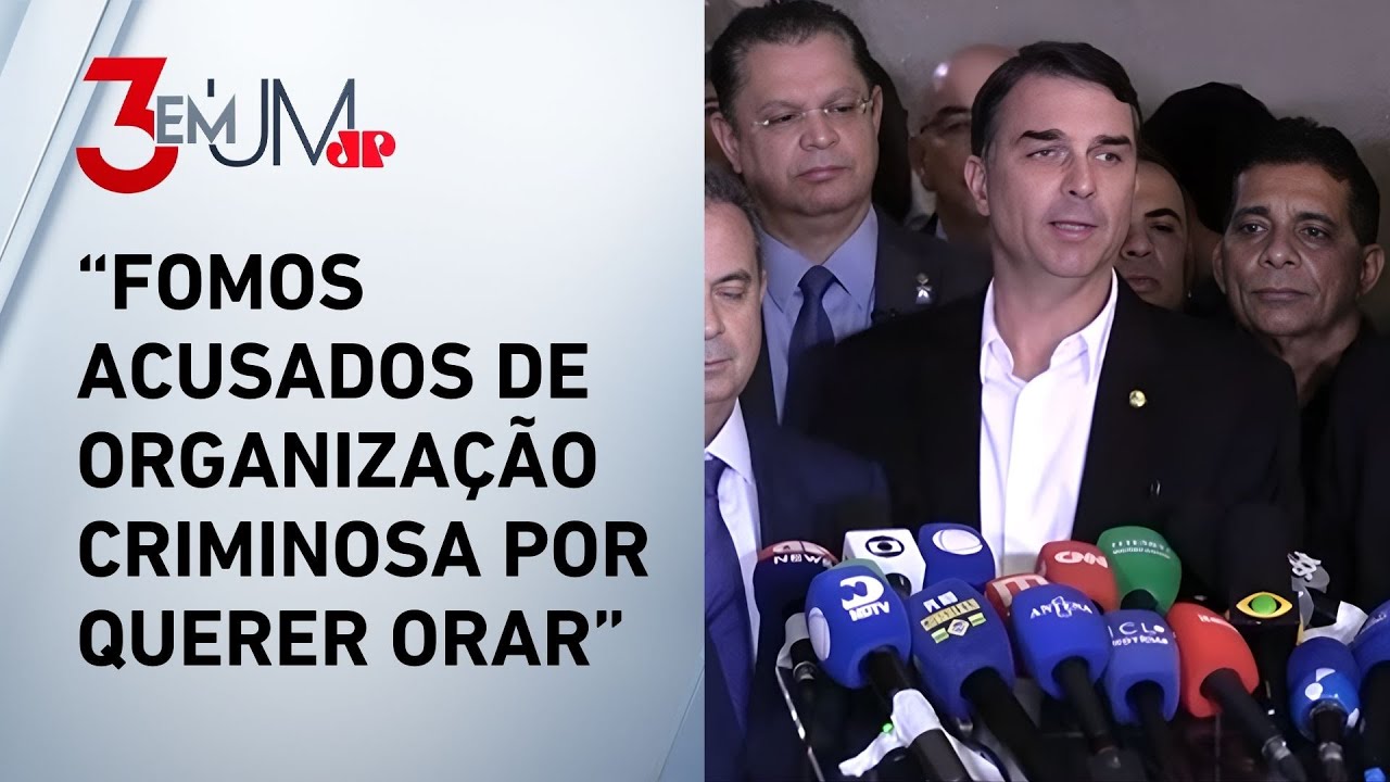Flávio Bolsonaro sobre prisão preventiva de Jair: “Nosso compromisso é com a anistia”