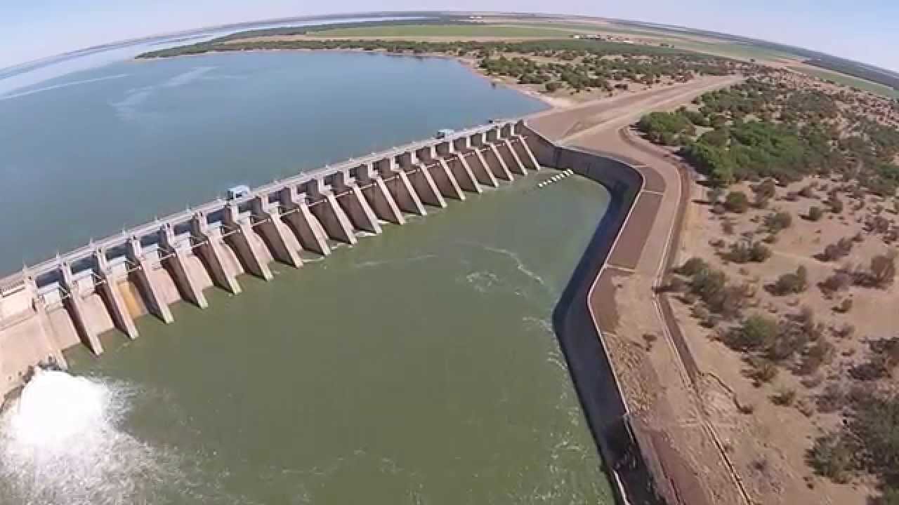 Bloemhof dam from above