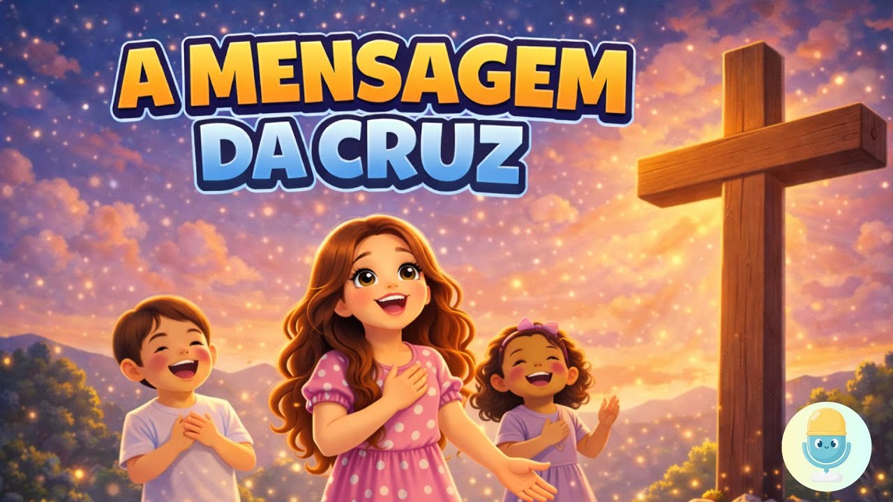 Mensagem da Cruz | Hino Gospel Versão Infantil ✝️ Coral Infantil