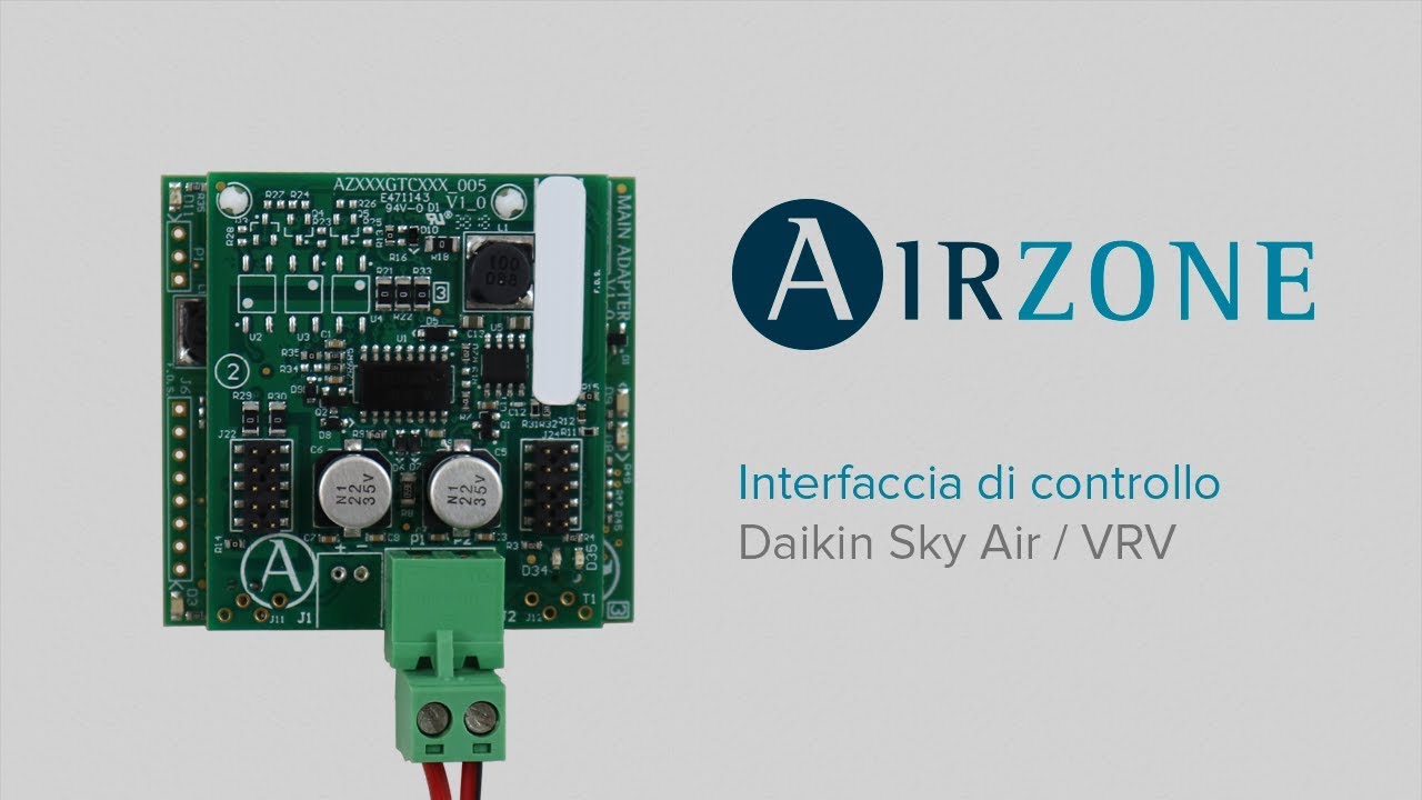 Installazione - Interfaccia di controllo Airzone - Daikin Sky Air / VRV