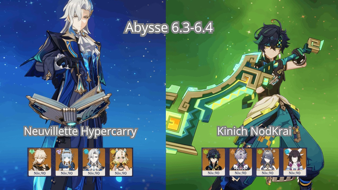 Genshin abysse 6.3-6.4 : Des Abysse infernales !