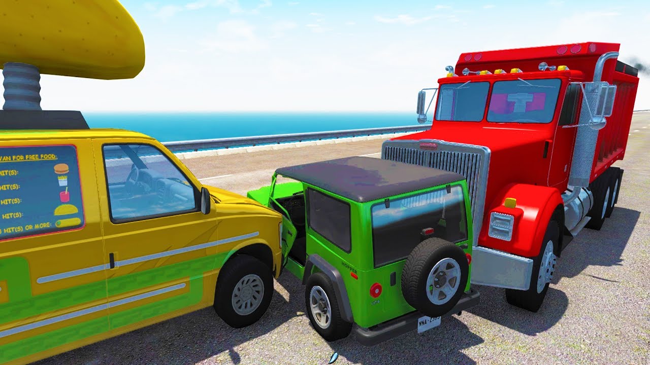 Realistic High Speed BIG RIG Crashes! - BeamNG Drive Crash Test Compilation Gameplay