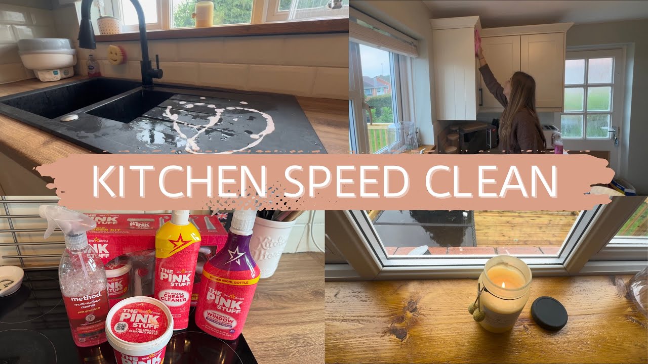 KITCHEN SPEED CLEAN | Cleaning motivation | UK