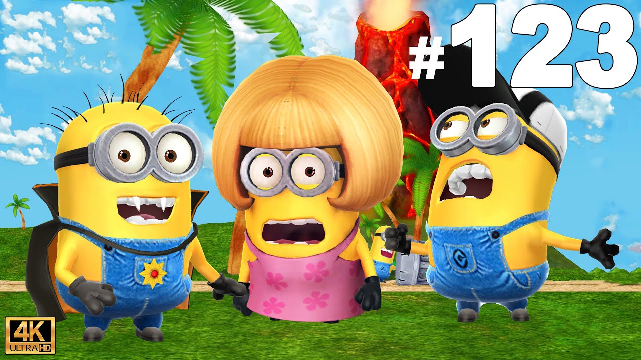 Minion Rush Vampire Minion Mom Minion And Referee Minion at The Volcano | LEVEL 500-502 EP#123 | 4K